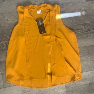 Paper Crane Mustard Blouse